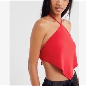Urban Outfitters Halter Neck Handkerchief Top